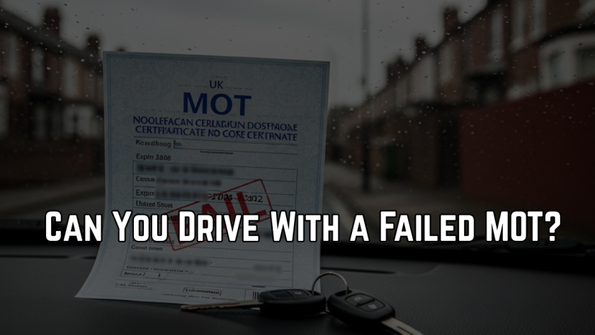 Can You Drive With a Failed MOT?