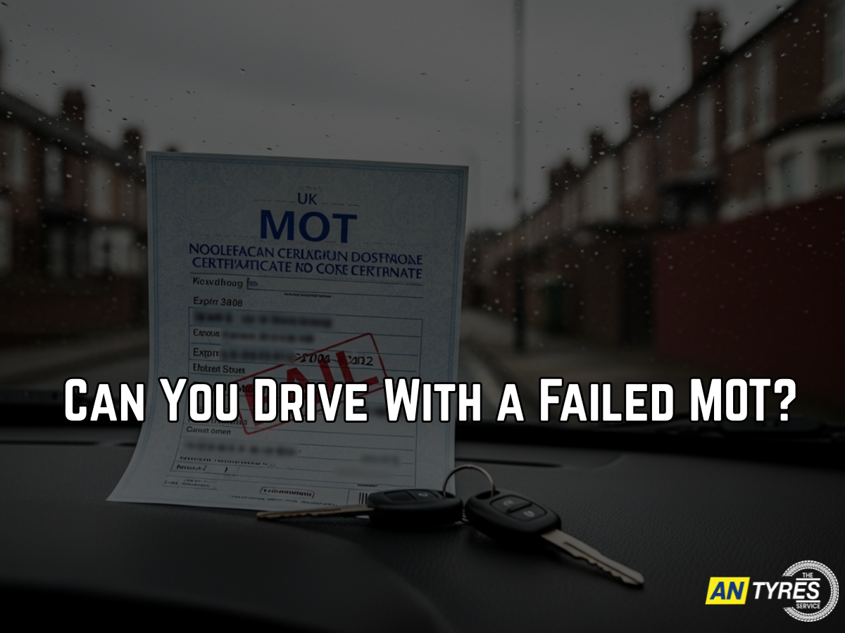 Can You Drive With a Failed MOT?