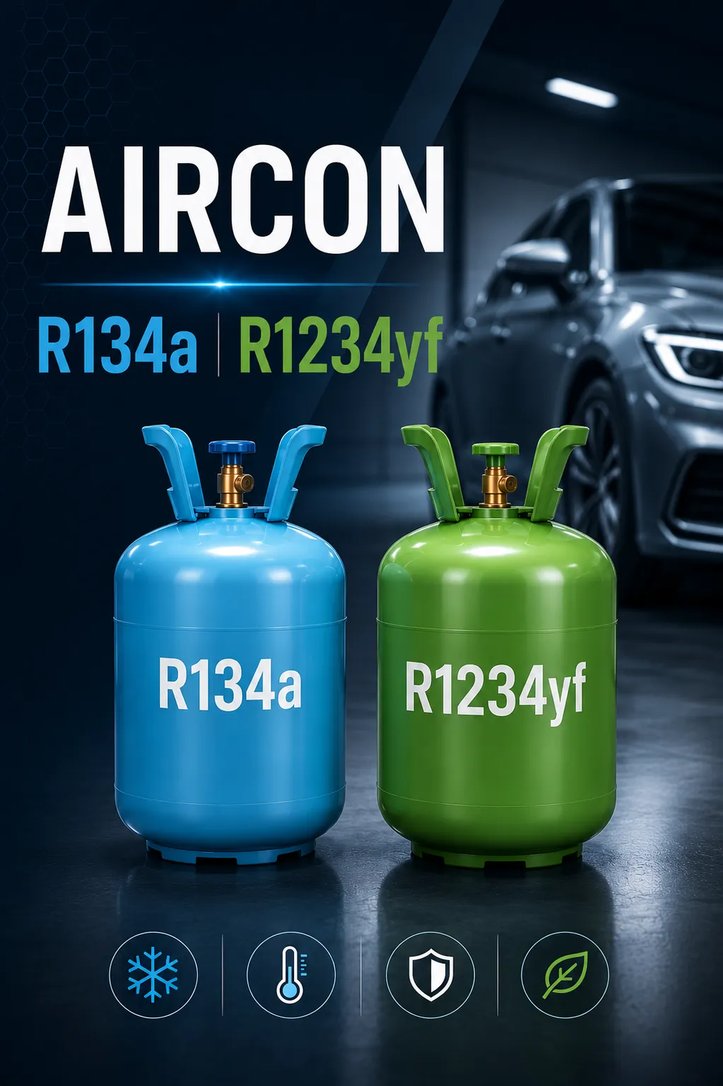 R134a & R1234yf